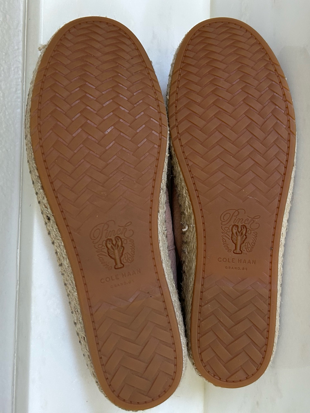 Cole Haan Cloudfeel Espadrille Slip On Flats Ballet Slipper Pink Size 7.5 - Picture 13 of 16